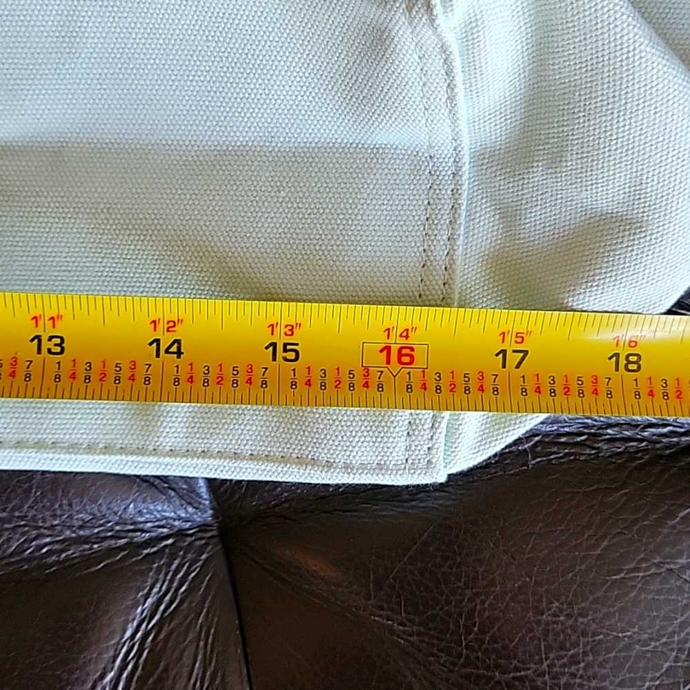 Mint canvas tote - Picture 6 of 10